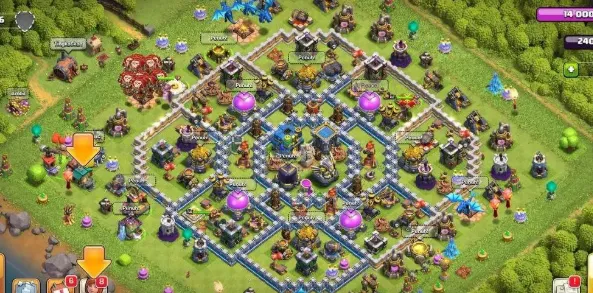 COC217 Maxed TH12 Mid Troops 5 Builders 1000+ Gems 